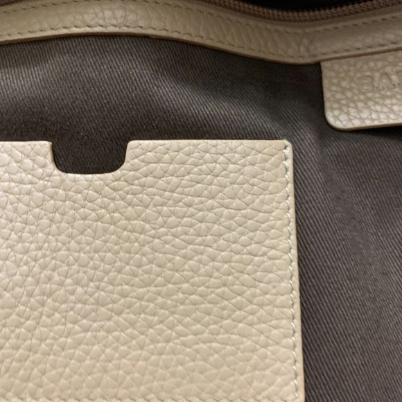 Bally tan/gold pebbled leather crossbody bag - Picture 12 of 16